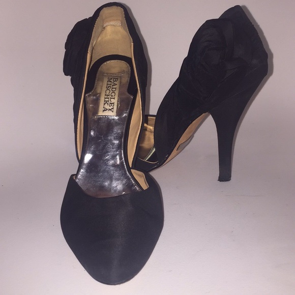 Bottines Badgley Mischka Femme En Satin Noir - Taille 9.5 US, Neuf Avec Petits Défauts